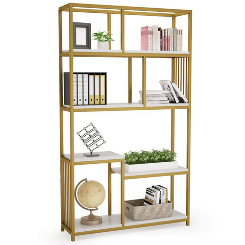 Стелаж книжковий у стилі Loft ( 1800х1000х300 ) Колір золото матове f1521 фото