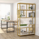 Стелаж книжковий у стилі Loft ( 1800х1000х300 ) Колір золото матове f1521 фото 3