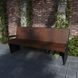 Вулична лавка зі спинкою StreetMebli &laquo;Urban Garden Premium 2000&raquo; в стилі лофт Garden Pro1 фото 6
