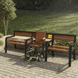 Інклюзивна вулична лавка зі спинкою StreetMebli &laquo;Urban Avenue Access 2640&raquo; в стилі лофт AccessBench1 фото 3